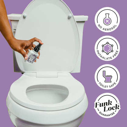 Poo-Pourri Before-You-Go Toilet Spray, Lavender Vanilla, 2 Fl Oz, Up to 100 Uses, Bathroom Odor Deodorizer with Essential Oils for Home or