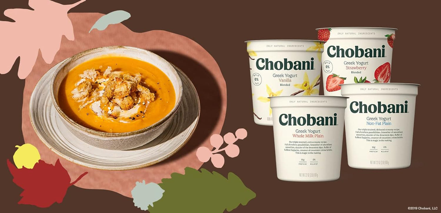 Chobani Non-Fat Plain Greek Yogurt 32oz