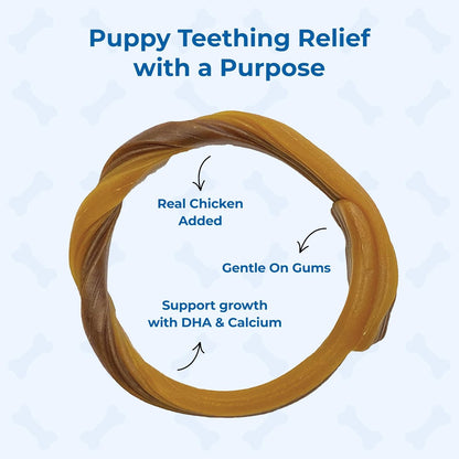 N-Bone Puppy Teething Ring Chicken Flavor (1 Pack Of 6 Rings)