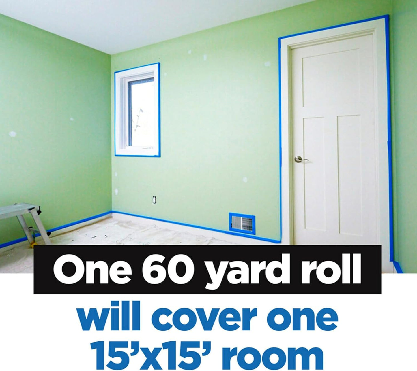 ScotchBlue Original Multi-Surface Painters Tape, 1 Inch Wide (0.94 In. x 60 Yds), 6 Rolls, Blue Paint Tape Protects Surfaces and Removes