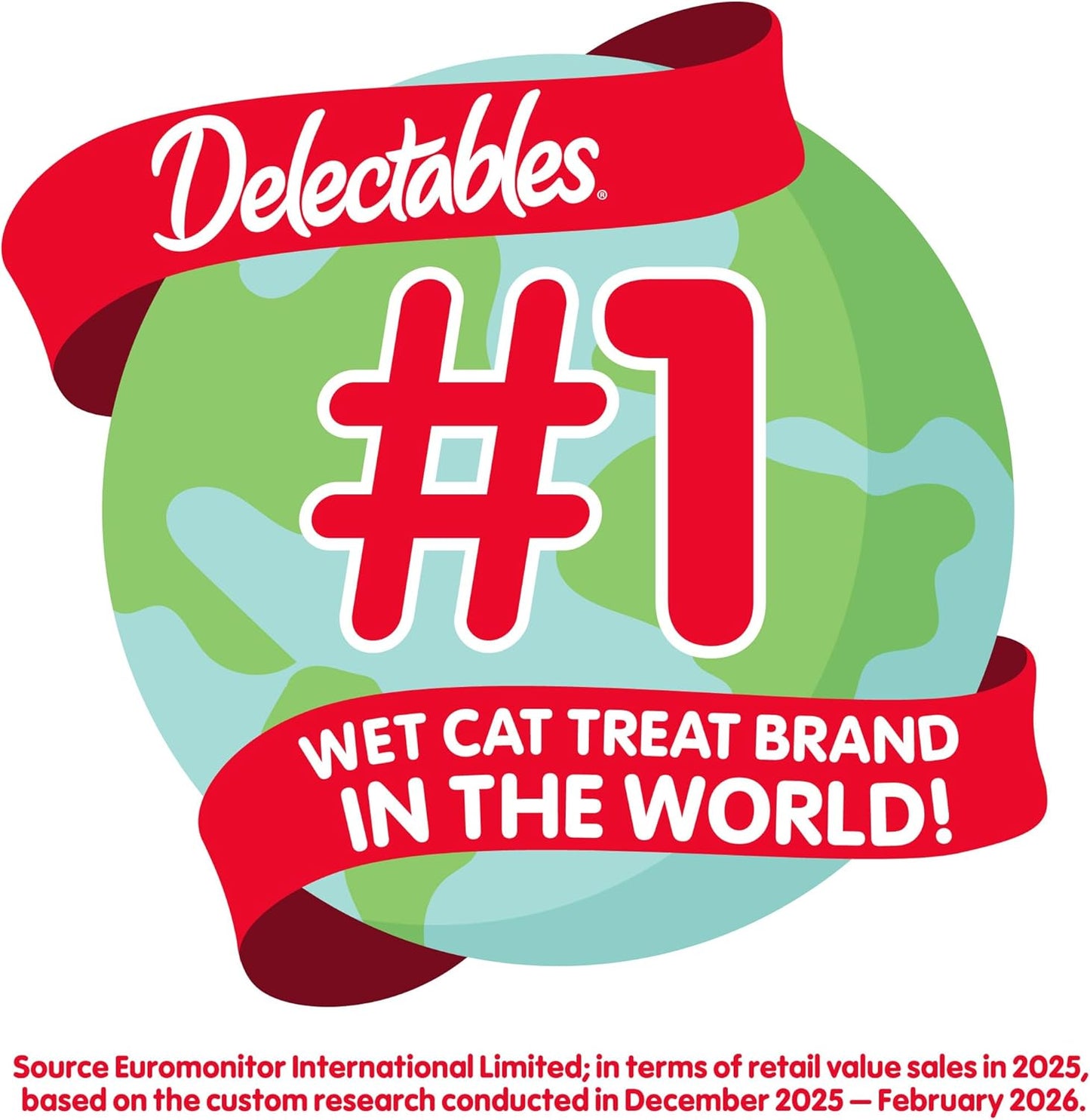 Delectables Squeeze Up Variety Pack, Creamy Squeezable Puree, Lickable Wet Cat Treats, Grain Free, No Added Fillers, No