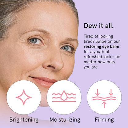 grace & stella Under Eye Brightener Balm Stick - Travel Size Toiletries - Retinol & Caffeine Eye Cream for Dark Circles