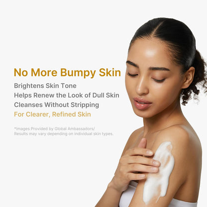 medicube Kojic Acid Turmeric Brightening Body Wash, Gentle Shower Gel for Uneven Skin, Niacinamide, Vitamin C, AHA/BHA, Deep
