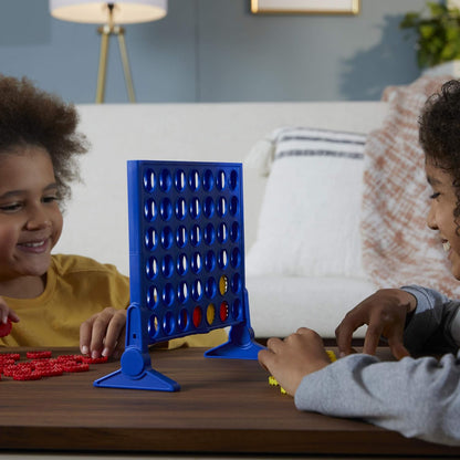 Hasbro Gaming Connect 4 Classic Grid, 4 in a Row Game, Strategy Board Games for Kids, 2 Players for Family and Kids, Easter Gifts for Boys and