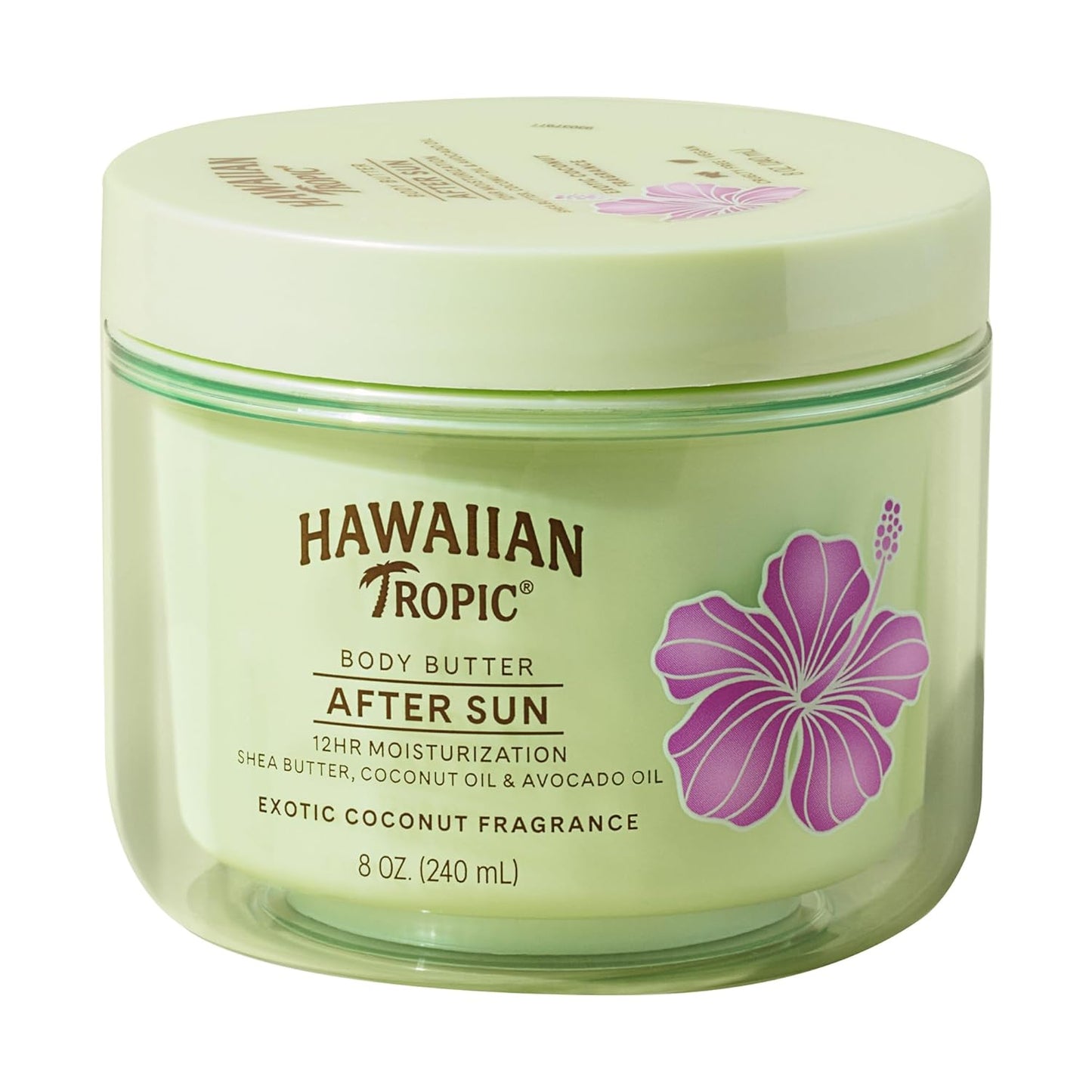 Hawaiian Tropic After Sun Body Butter with Coconut Oil, 8oz, After Sun Lotion, Moisturizing Body Lotion, After Sun Moisturizer, Coconut Body