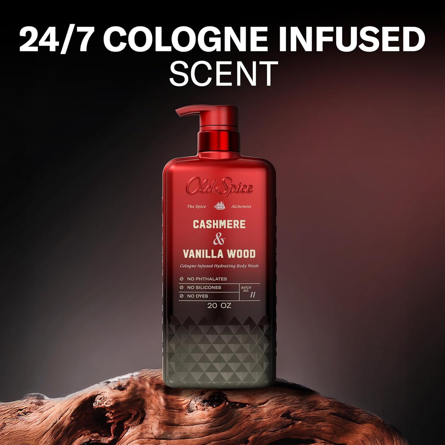 Old Spice Body Wash for Men, The Spice Alchemist Collection, 24/7 Cologne Infused Hydration, No Trade Off
