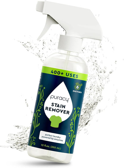 Puracy Stain Remover, Travel and Laundry Stain Cleaner for Clothes, Baby Essentials, Kids Stains, Oil and Fabric Spot Cleaner (Stain Remover