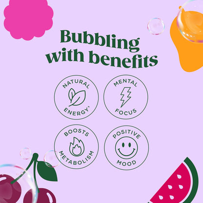 Bloom Nutrition Sparkling Energy Drink - Variety Pack - Natural Caffeine, Zero Sugar, 180mg Caffeine - Antioxidant-Rich with Green Coffee