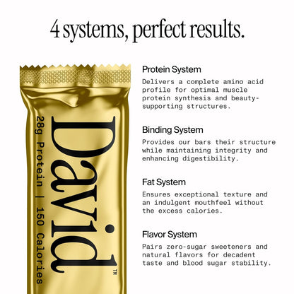 David High Protein Bars - 0g of Sugar, Low Carb, Gluten Free - 28g of Protein, 150 Calories - On-The-Go Snack - Peanut Butter Chocolate Chunk Flavor2