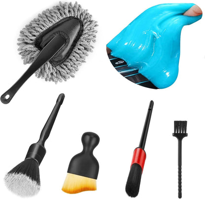 Fitosy Car Interior Duster Detail Brush Cleaning Gel