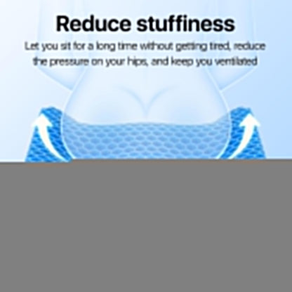 Gel Seat Cushion, Cooling seat Cushion (Super Large & Thick), Breathable Honeycomb Design Absorbs Pressure Points Seat
