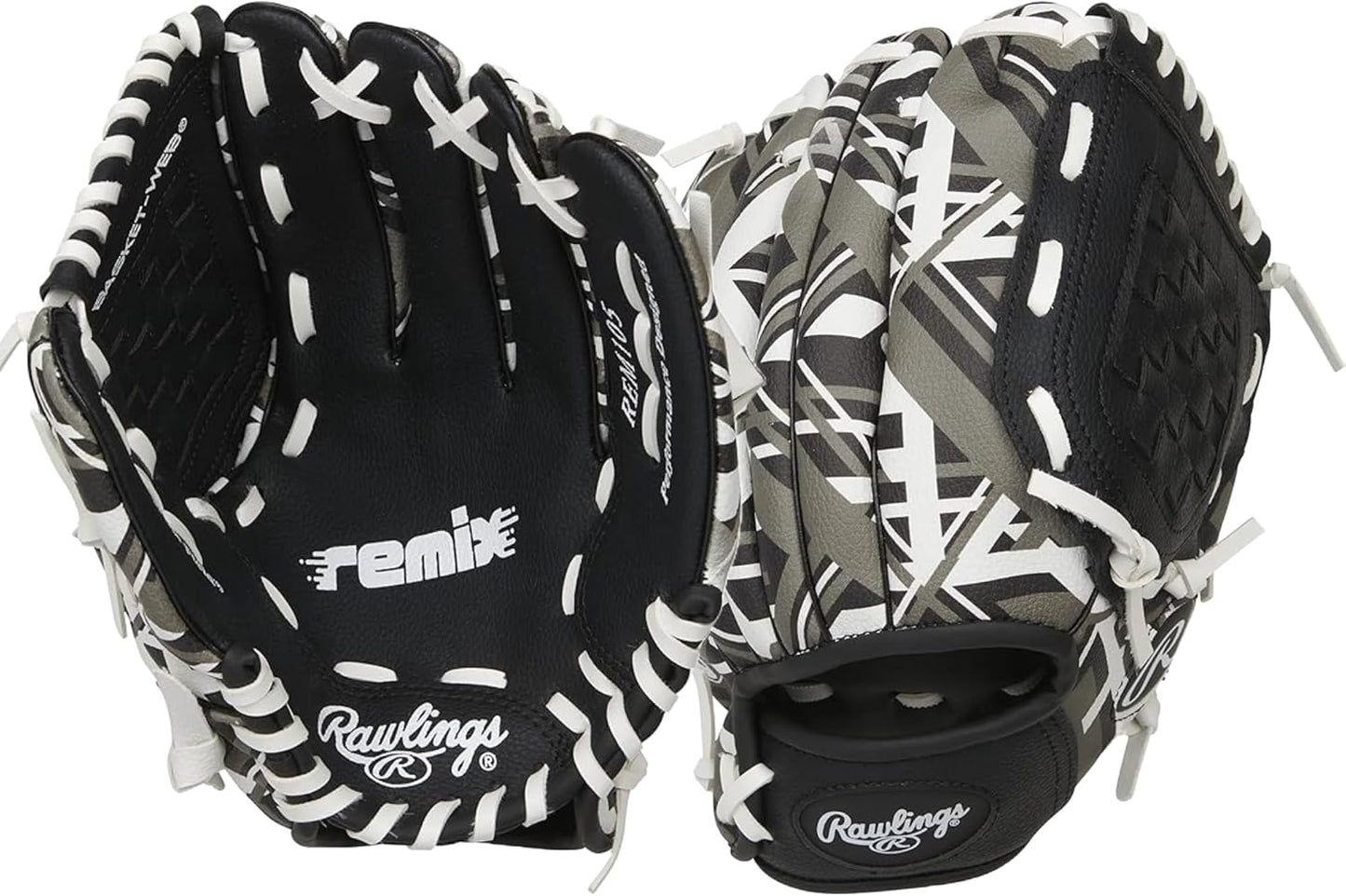 Rawlings, Remix T-Ball & Youth Baseball/Softball Glove, Sizes 9" - 10.5"