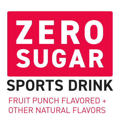 POWERADE ZERO Fruit Punch, 20 fl oz, 8 Pack