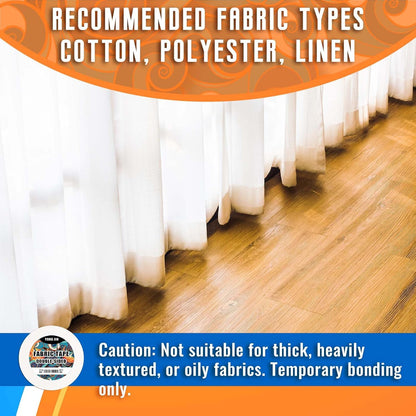 YONGJIN Double-Sided Fabric Tape (2 Rolls) - No Sewing or Ironing Required, Perfect for Quick Clothing Repairs, Fabric