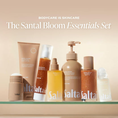Saltair Body Oil - Luxurious Santal Bloom After Shower and Bath Oil for Women and Men. Botanical