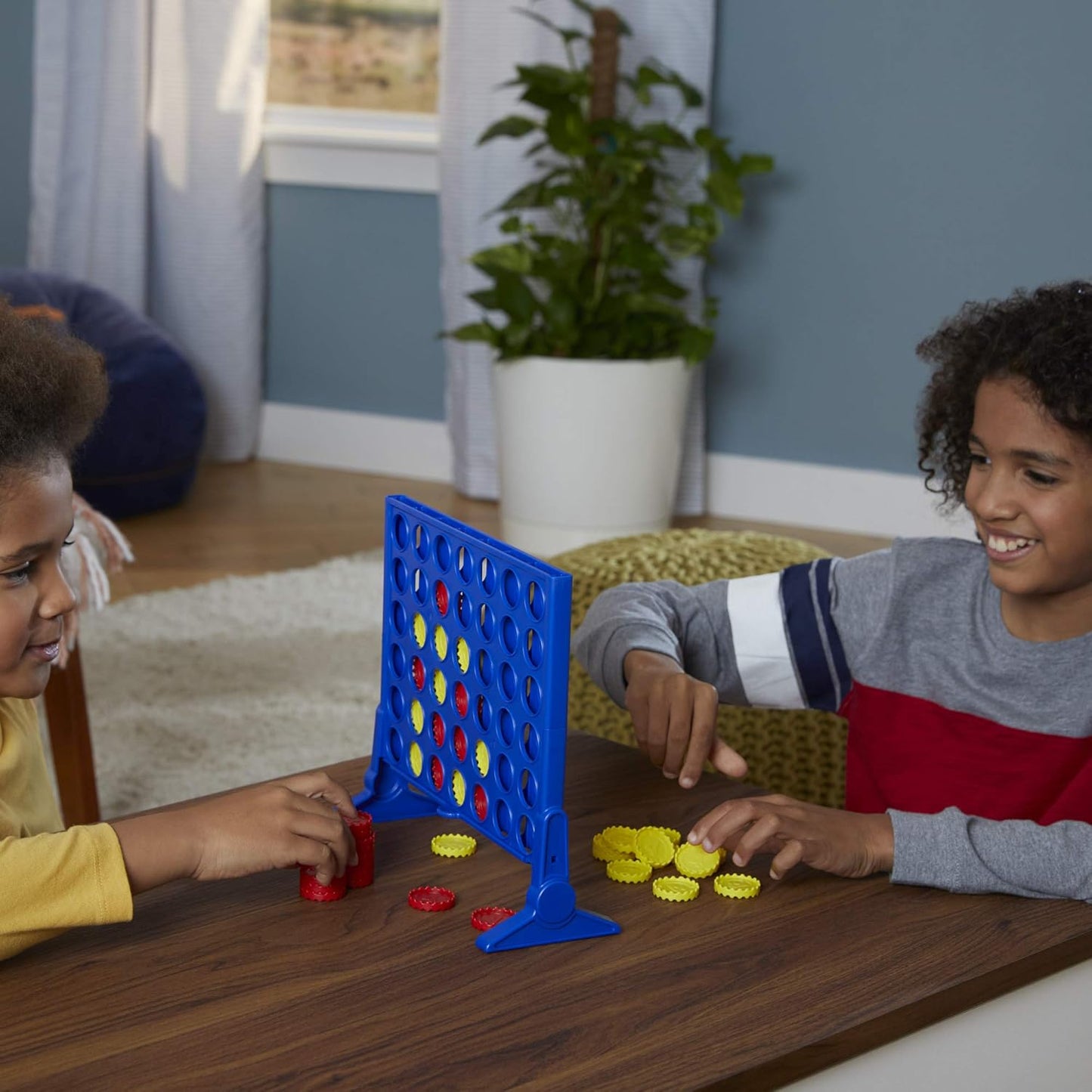 Hasbro Gaming Connect 4 Classic Grid, 4 in a Row Game, Strategy Board Games for Kids, 2 Players for Family and Kids, Easter Gifts for Boys and
