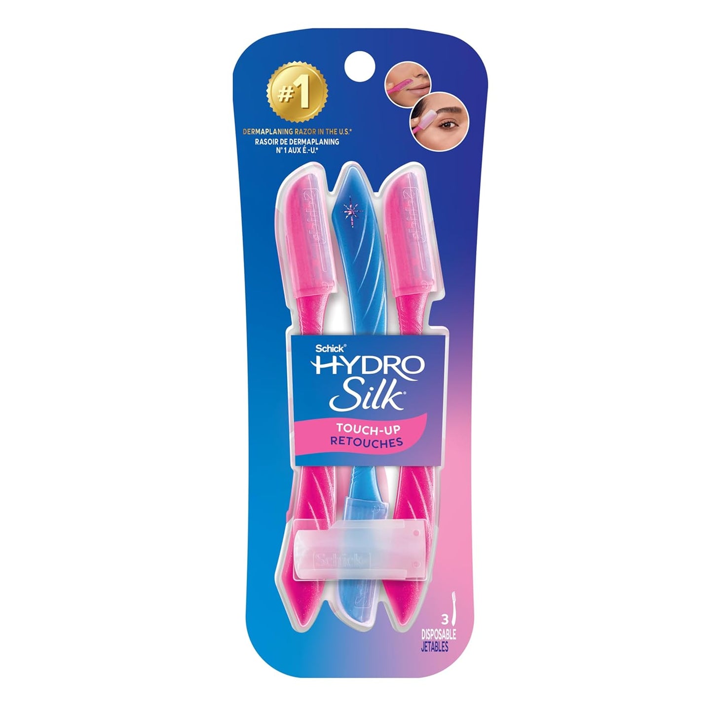 Schick Hydro Silk Touch-Up Razor 3 Count
