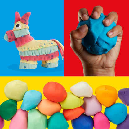 Play-Doh Ultimate Color Collection 65--oz Cans, Includes Sparkle, Confetti & Color Burst, Back to School Classroom Supplies, Preschool