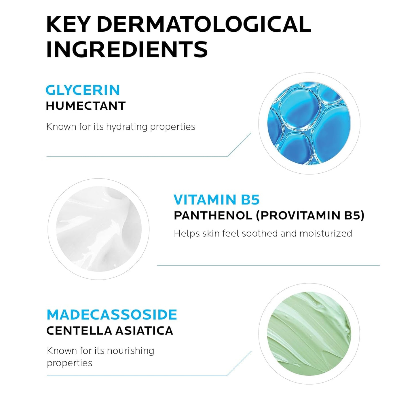 La Roche-Posay Cicaplast Gel B5, Protective Repair Gel for Cracked, Chapped Skin with Madecassoside and Glycerin, Tested