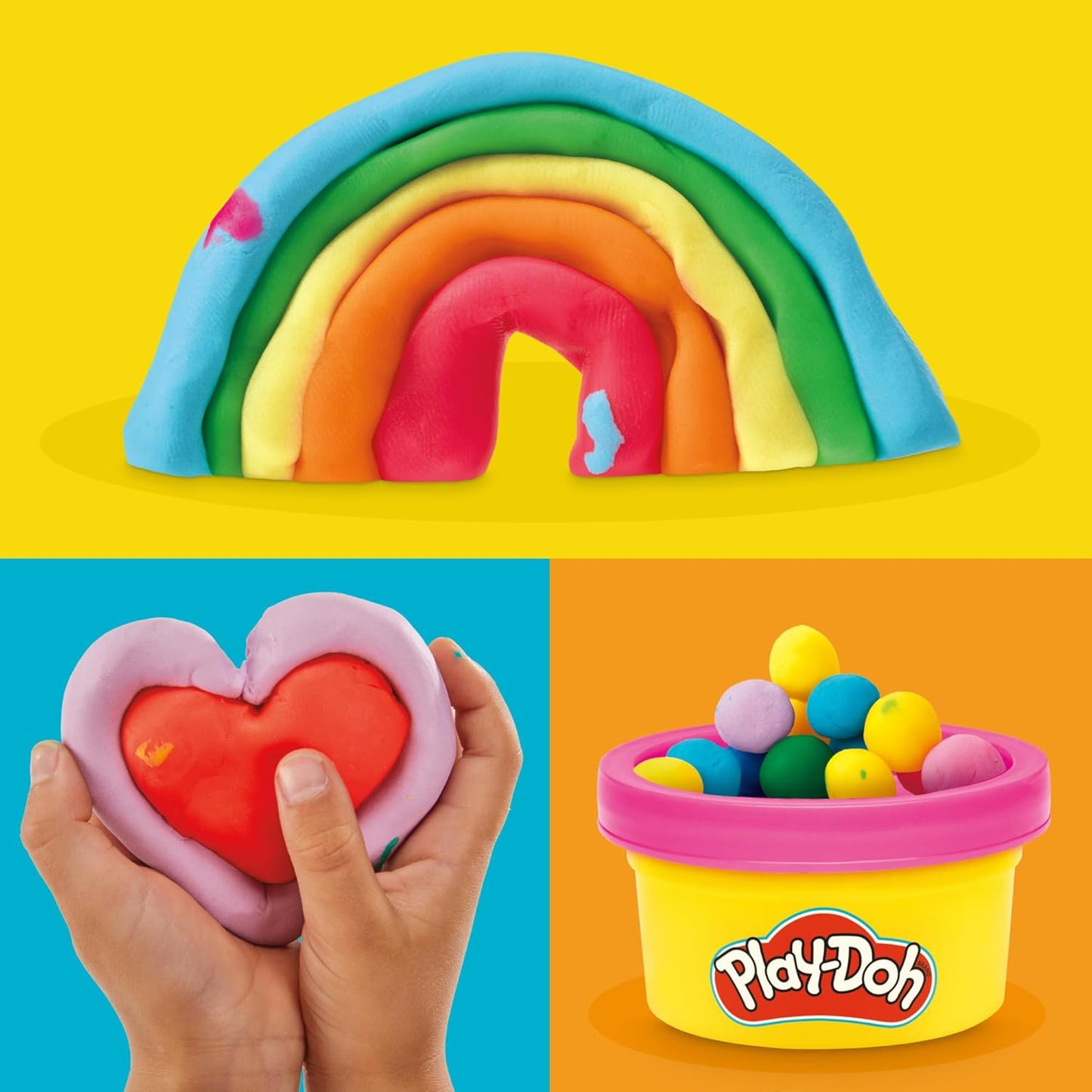 Play Doh Bulk Handout 42--Ounce Modeling Compound Cans, Back to School Gifts, Prizes, & Party Favors, Kids Arts & Crafts, Preschool