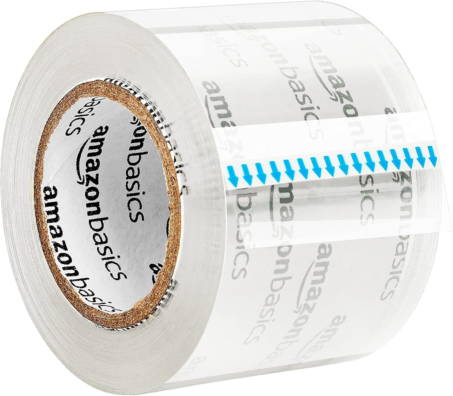 Amazon Basics Heavy Duty Packaging Tape with Dispenser for Shipping, Sealing Boxes, Moving and Storing, 1.88" x 22.2 yds
