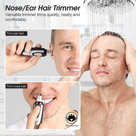 Ear and Nose Hair Trimmer Clipper - 2026 Professional Painless Eyebrow & Facial Hair Trimmer for Men