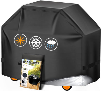 Aoretic Grill Cover, 58 inch BBQ Gas Grill Cover for Outdoor Grill, Charbroil Grill Cover Barbecue Waterproof, Anti-UV for Weber Char-Broil
