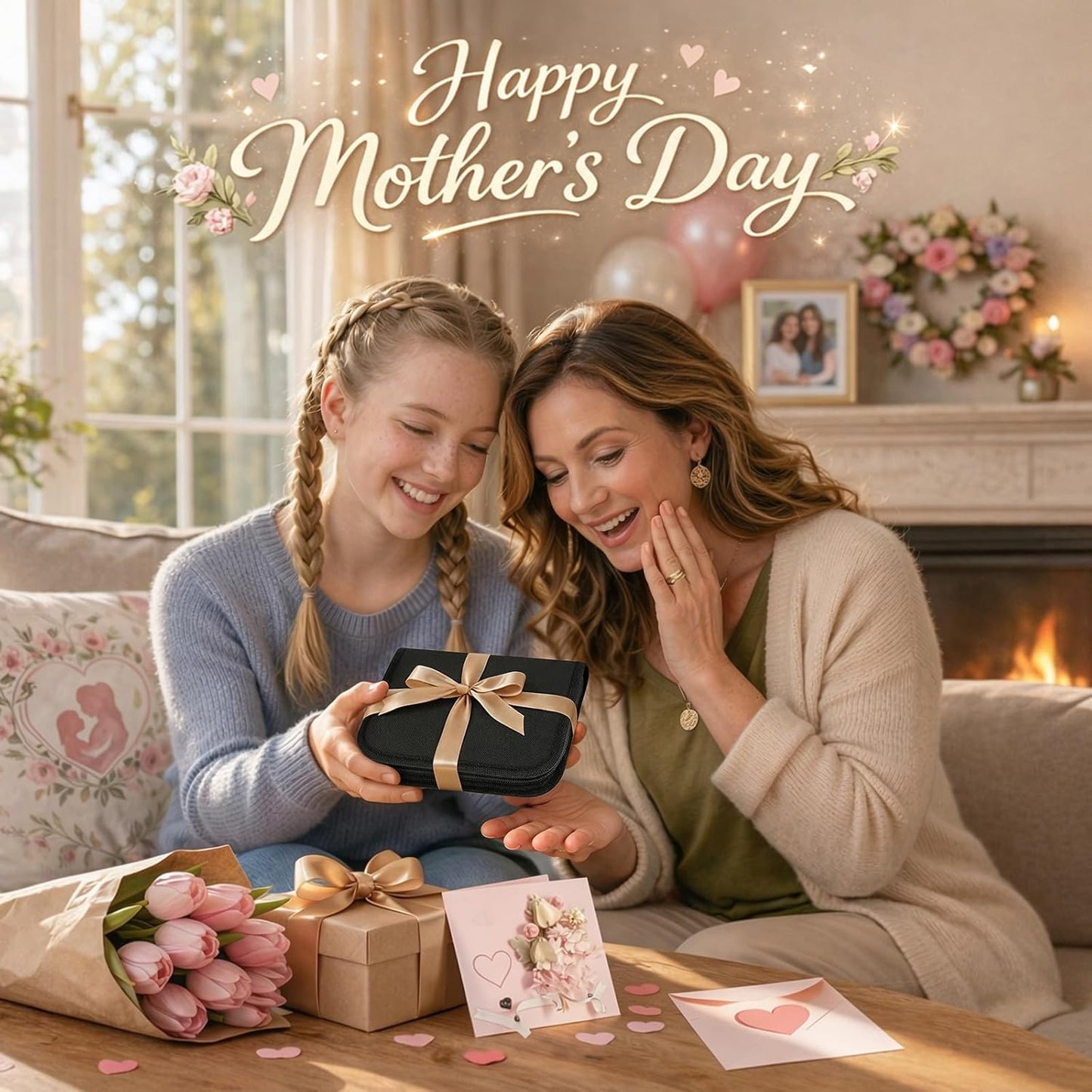 Coquimbo Sewing Kit Mothers Day Gifts for Mom Grandma Women Wife Teen Girls Beginner Traveler, Portable Sewing Supplies Accessories Contains