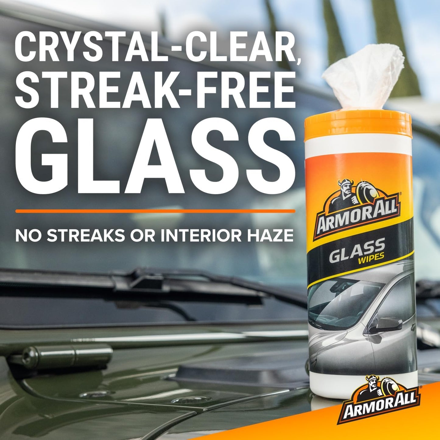 Car Wipes Multi-Pack by Armor All, Cleans Vehicle Interior and Exterior, Includes Armor All Protectant Wipes, Glass Wipes, and Cleaning Wipes