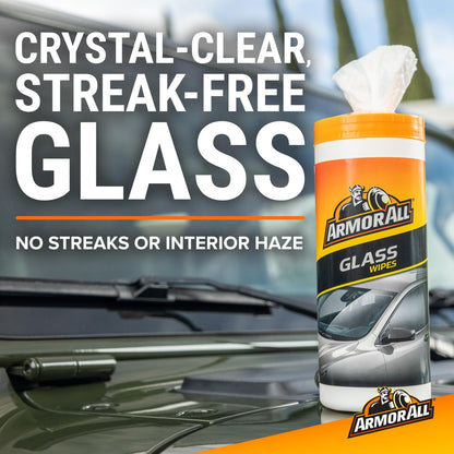 Car Wipes Multi-Pack by Armor All, Cleans Vehicle Interior and Exterior, Includes Armor All Protectant Wipes, Glass Wipes, and Cleaning Wipes