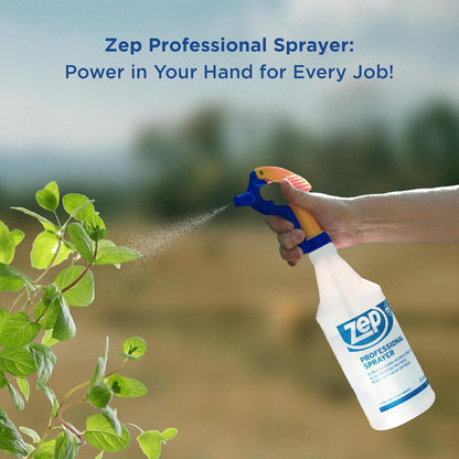 ZEP Professional Sprayer Bottle - 32 oz (Pack of 3) - HDPRO1 - Versatile Adjustable Nozzle Spray Bottles with a Fine Mist or Powerful