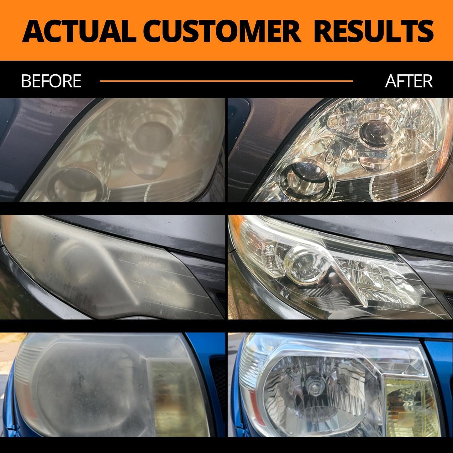 CERAKOTE Ceramic Headlight Restoration Kit Guaranteed To Last As Long As You Own Your Vehicle Brings Headlights Back to Like New Condition - No Power