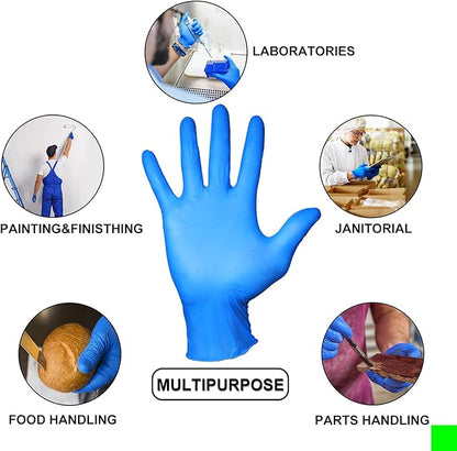 PEIPU Nitrile Disposable GlovesPowder Free, Cleaning Service Gloves, Latex Free
