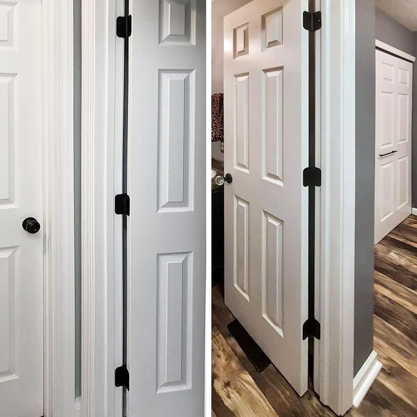 30 Pack Rounded Matte Black Door Hinges 3.5 Inch 5/8" Radius Interior 3 1/2" Flat Iron Bifold Residential Standard Bedroom Indoor for Doors 3