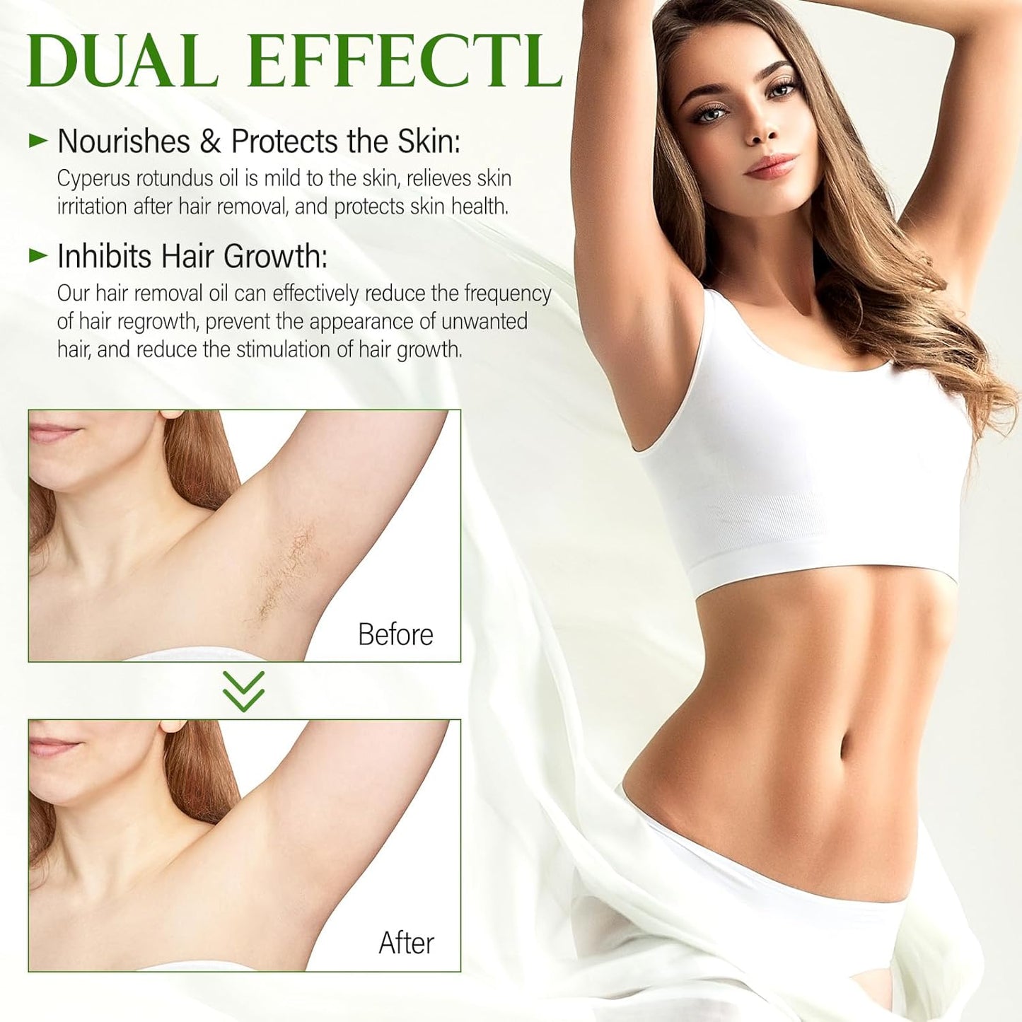 GOGIFTGO Cyperus Rotundus Oil,Cyperus Oil,Cyprus Rotundus Oil for Hair Removal,Cyperus Oil Natural, Soothing and gentle,Reducing Body Hair