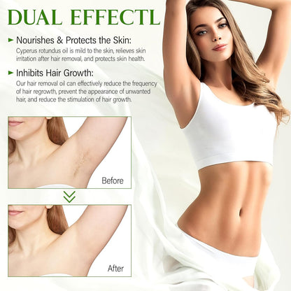 GOGIFTGO Cyperus Rotundus Oil,Cyperus Oil,Cyprus Rotundus Oil for Hair Removal,Cyperus Oil Natural, Soothing and gentle,Reducing Body Hair