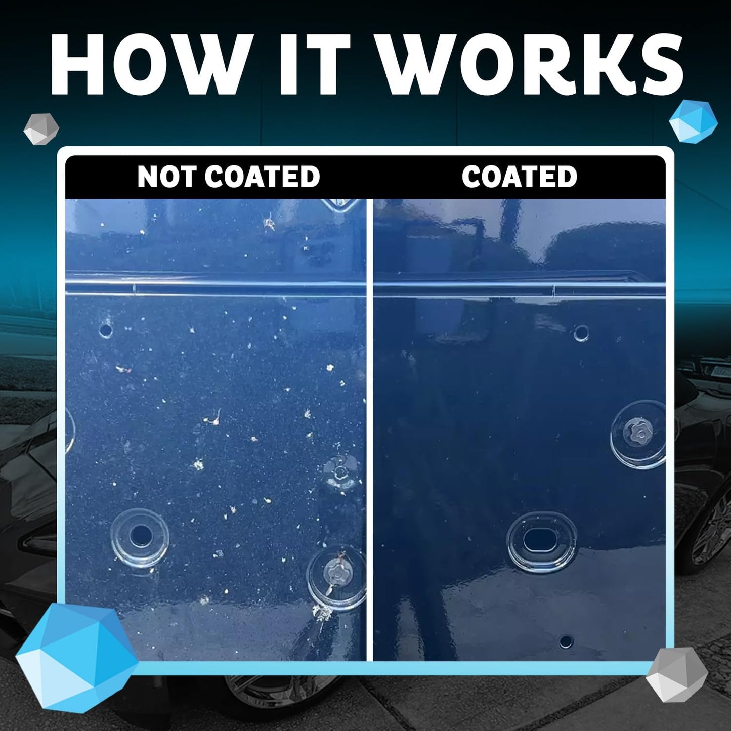 MAXLONE Car Spray with Triphene Technology, Quick Spray & Wipe All Purpose Waterless Detailer - Clean, Shine, Protect Paint, Glass