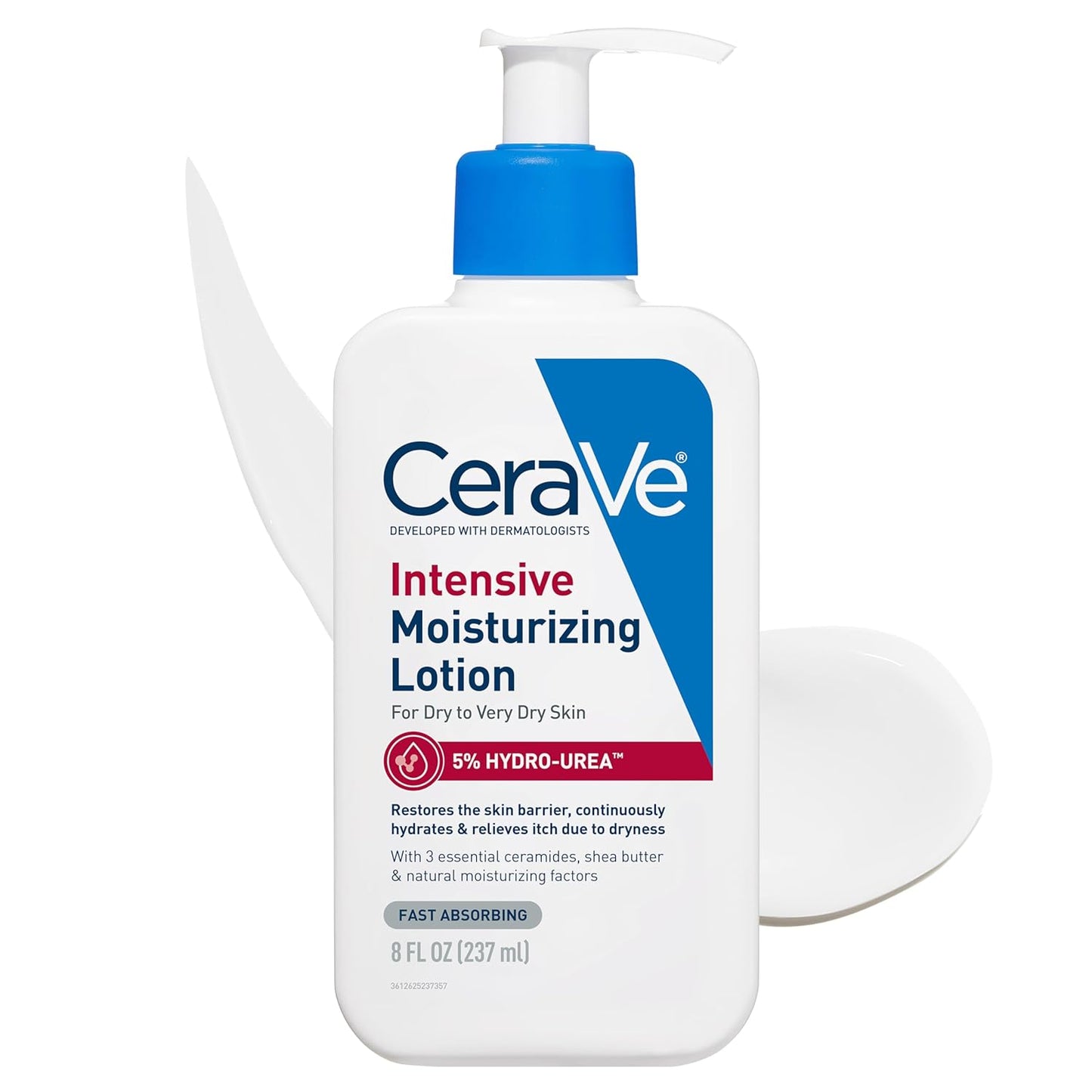 CeraVe Intensive Moisturizing Lotion, Hydro-Urea + Shea Butter, Body Lotion For Dry Skin, Relieves Signs Of Extra Dry
