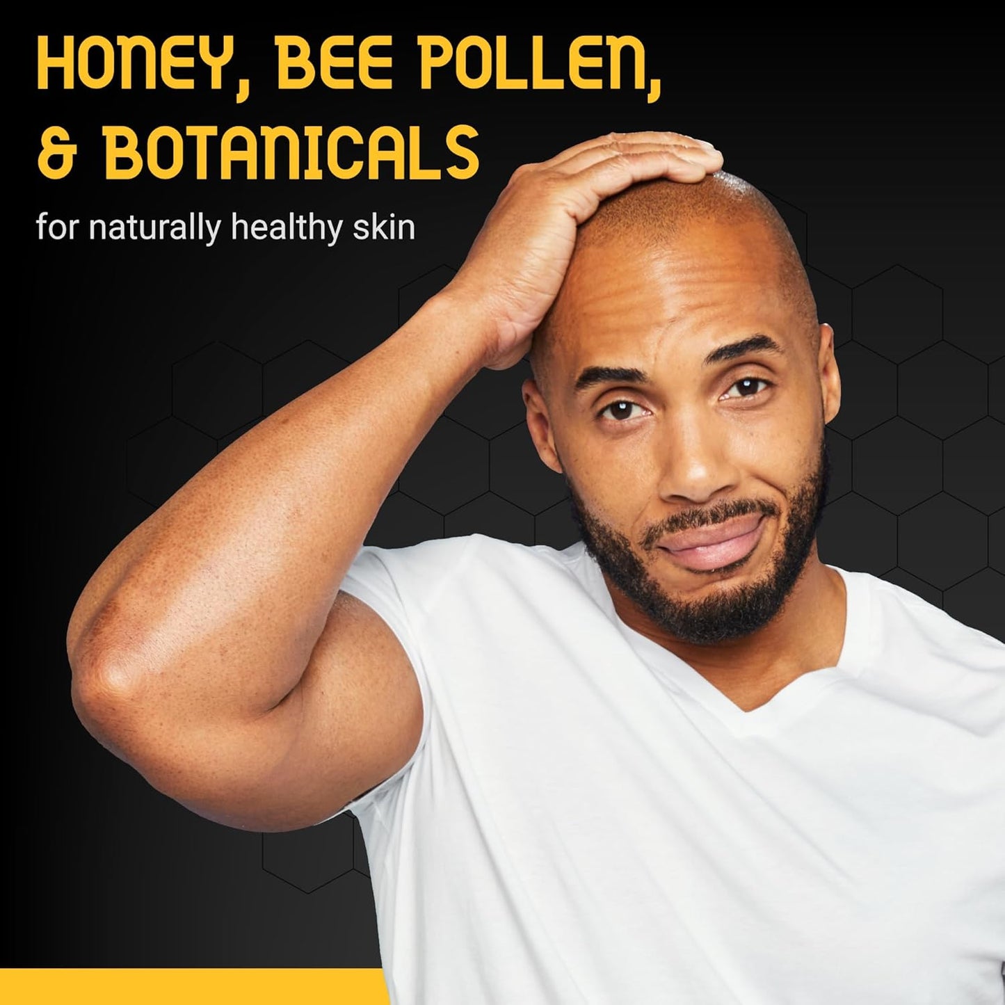 Bee Bald HEAL Aftershave for Men Healing Balm, Immediately Calms & Soothes Damaged Skin, Treats Bumps