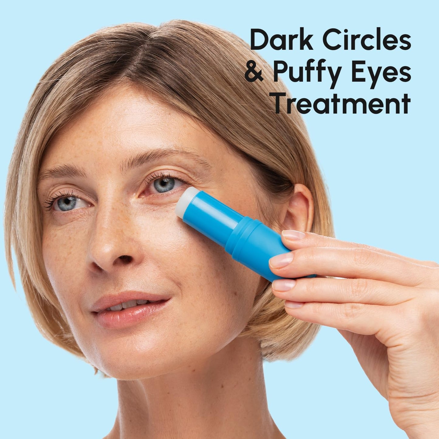 MAREE Under Eye Balm Stick Hydrating Retinol Caffeine Under Eye Brightener Stick for Older Women Collagen Undereye Cream for Dark Circles & Wrinkles