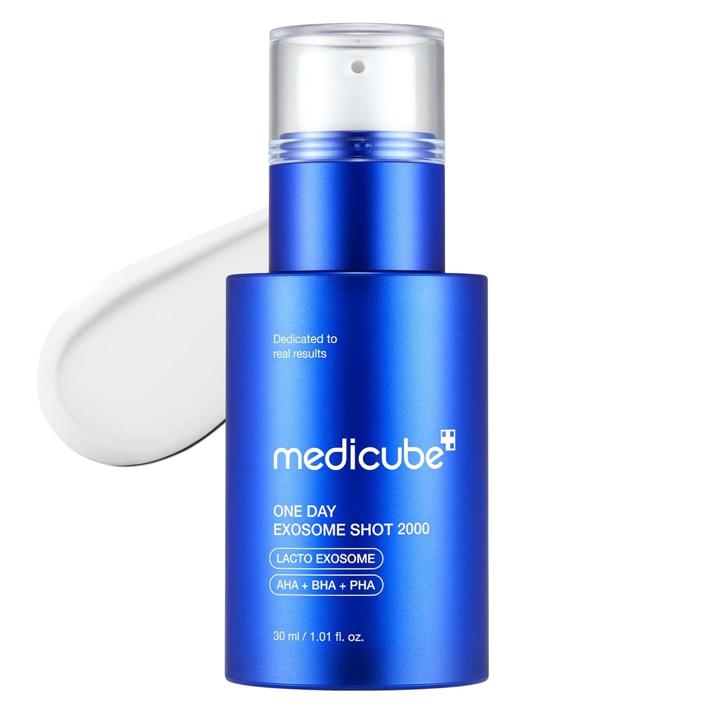 medicube Exosome Shot Zero 2,000 PPM Spicule Facial Serum, Liquid Skin Booster Serum, Exosome, AHA+BHA+PHA, Pore Care, Dead Skin Cells, Skin