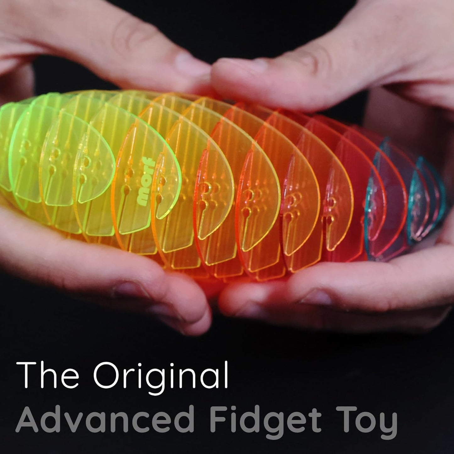 Morf Fidget Worm Toy - Flexible 3D Sensory Slug Figgy Toy for Kids, Teens, and Adults Stretchy, Quiet, Stress and Anxiety Relief, Focus - For