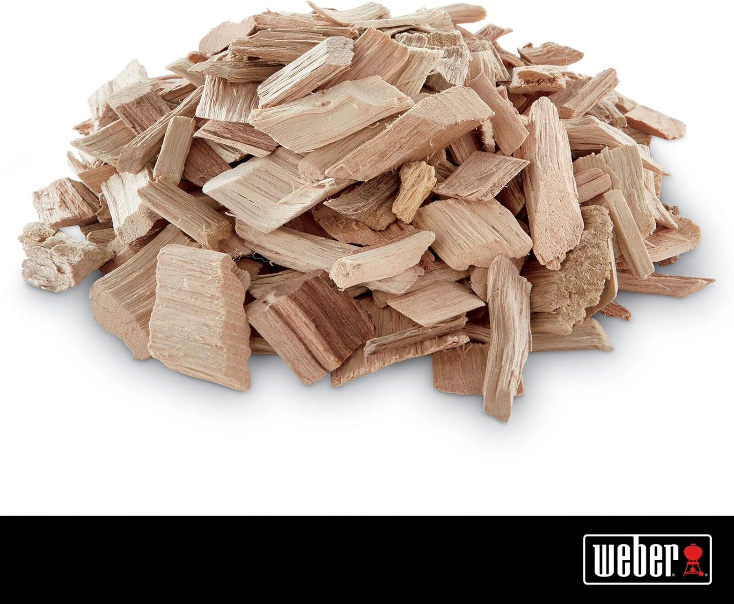 Weber Apple Wood Chips, 2 lb Premium BBQ Smoking & Grilling Chips for Subtle, Sweet Apple Flavor Ideal for Beef, Lamb, Poultry, Pork & Fish