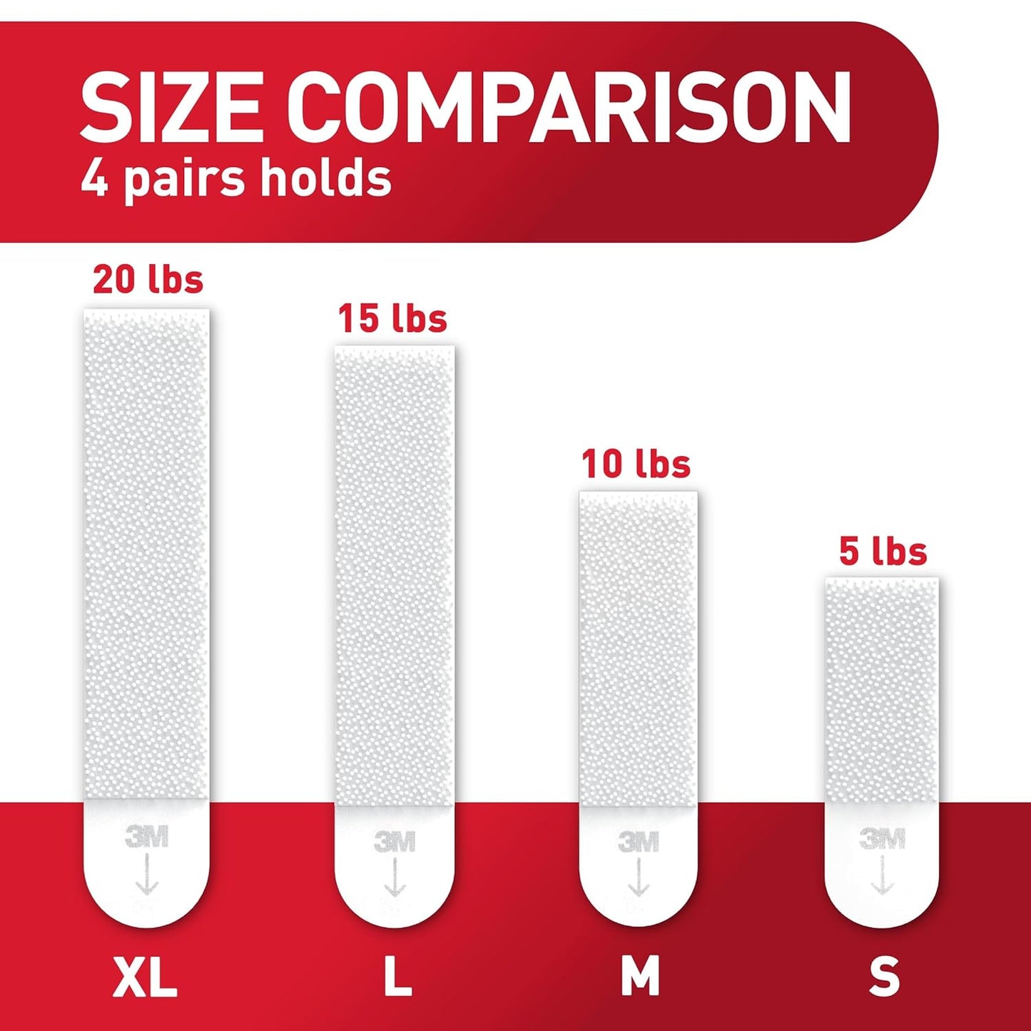 Command 20 lb XL 8 Pairs Heavyweight Picture Hanging Strips (16 Strips), Damage-Free Hangers for Picture Frames, No Tools