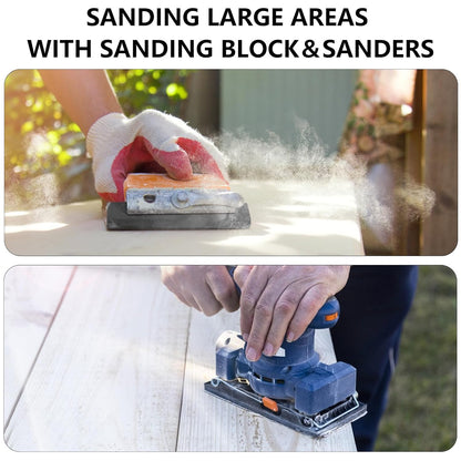 Sandpaper Assortment 120/220/400/600/800/1000/2000 Grit, 21 Sheets, 9 x 3.6 Inch Wet Dry Sand