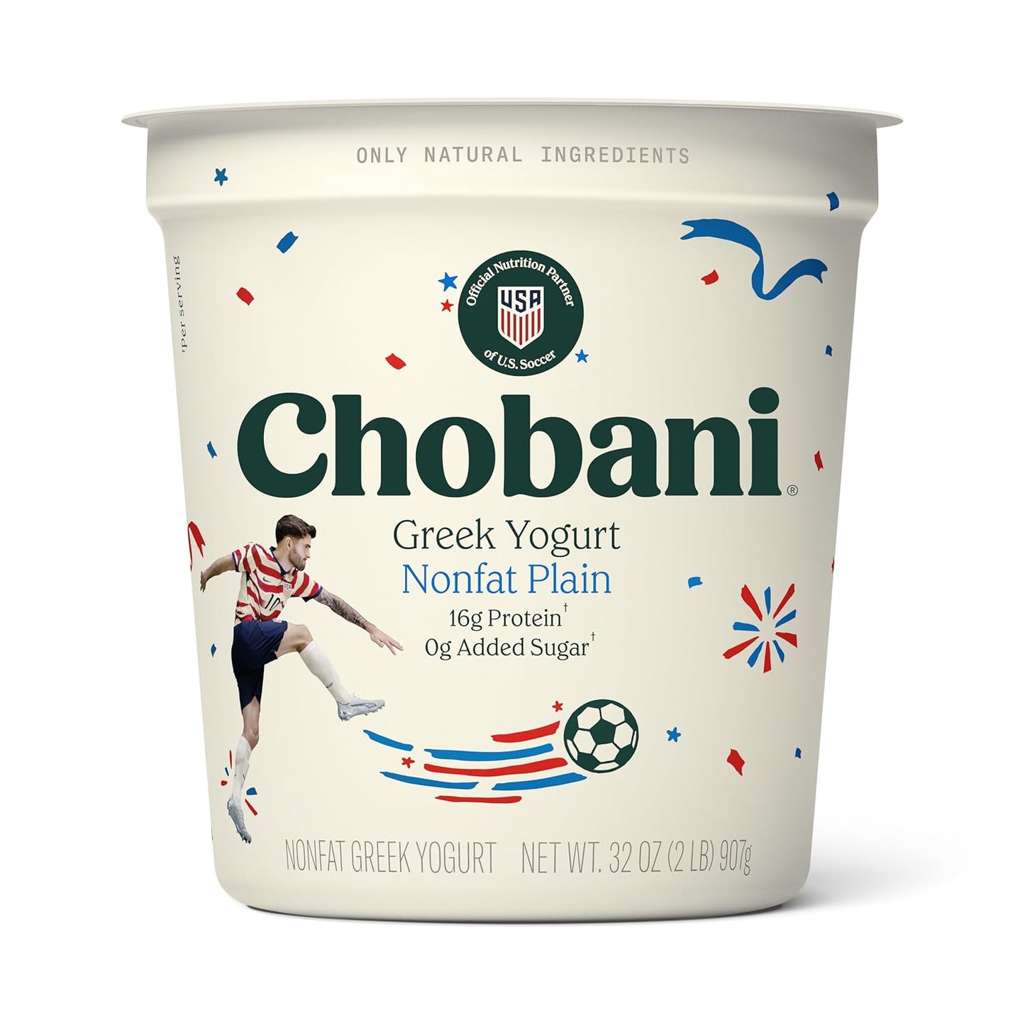 Chobani Non-Fat Plain Greek Yogurt 32oz