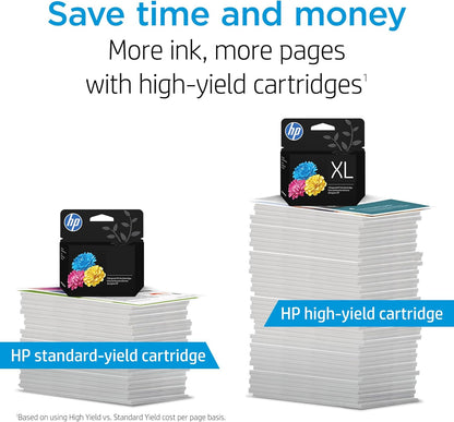 HP 67XL Black High-Yield Ink Cartridge, Works with DeskJet 1255, 2700, 4100, Envy 6000, 6400 Series, Eligible for Instant Ink