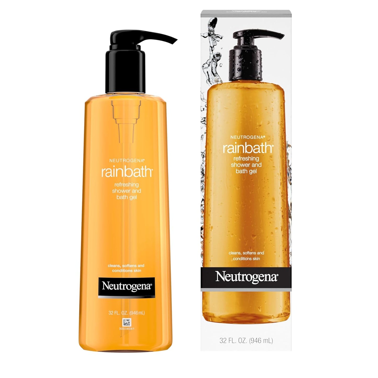 Neutrogena Rainbath Cleansing Shower & Bath Gel, Daily Moisturizing Body Wash Cleanser & Shaving Gel for Men &