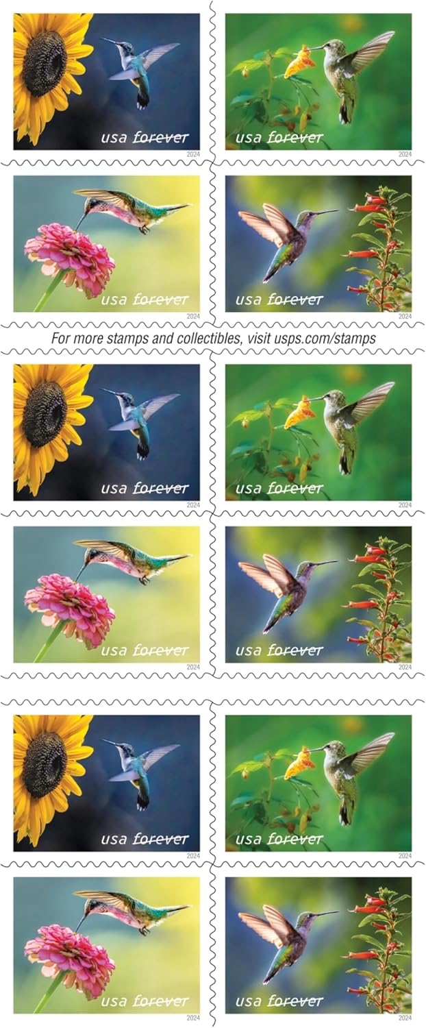 United States Postal Service Garden Delights (Booklet of 20) First-Class Mail Forever Postage Stamps Scott-5848