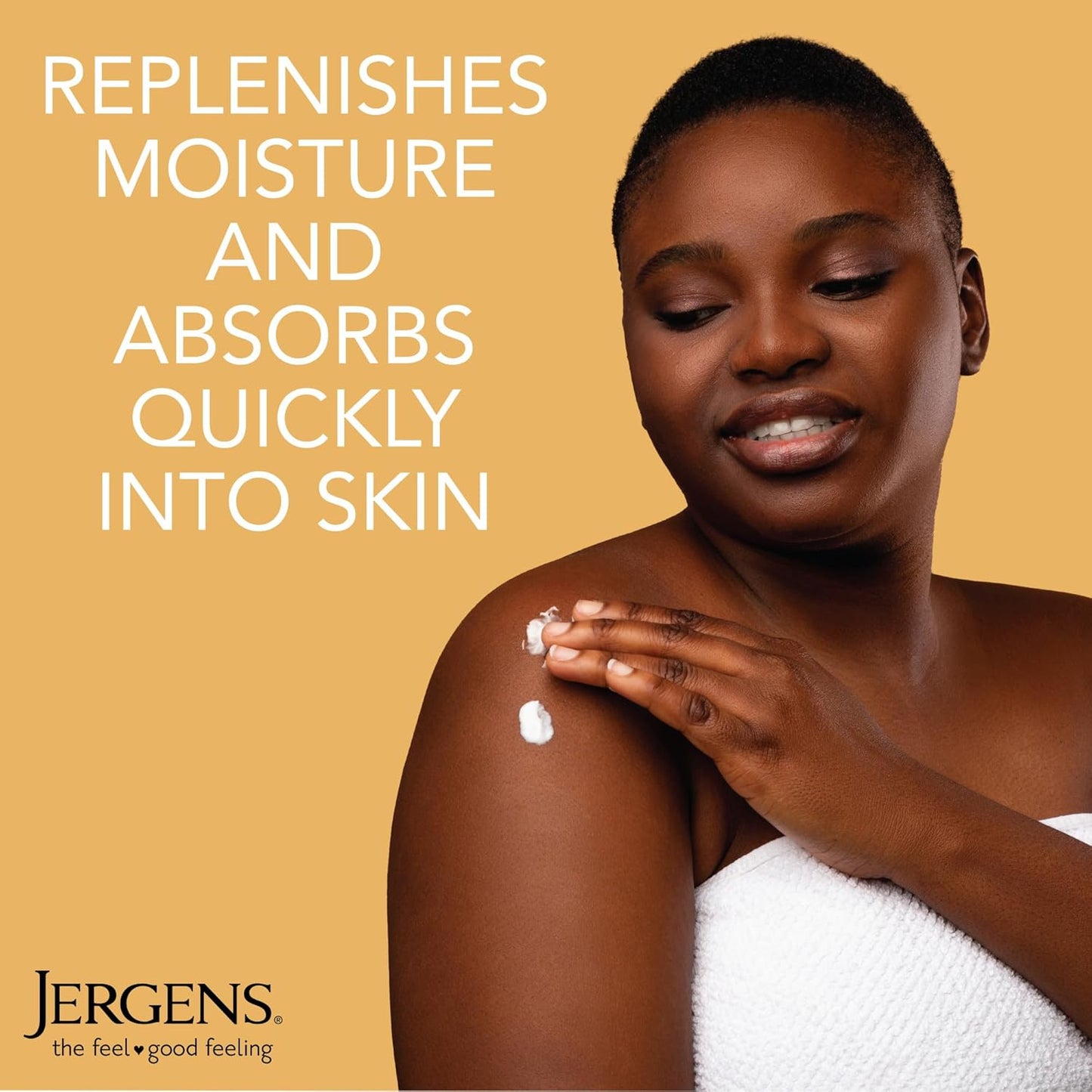 Jergens Skin Firming Body Lotion for Dry to Extra Dry Skin, Skin Tightening Cream with Collagen and Elastin, Dermatologist